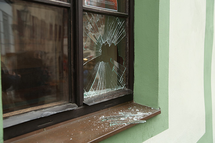 A2B Glass are able to board up broken windows while they are being repaired in Muswell Hill.